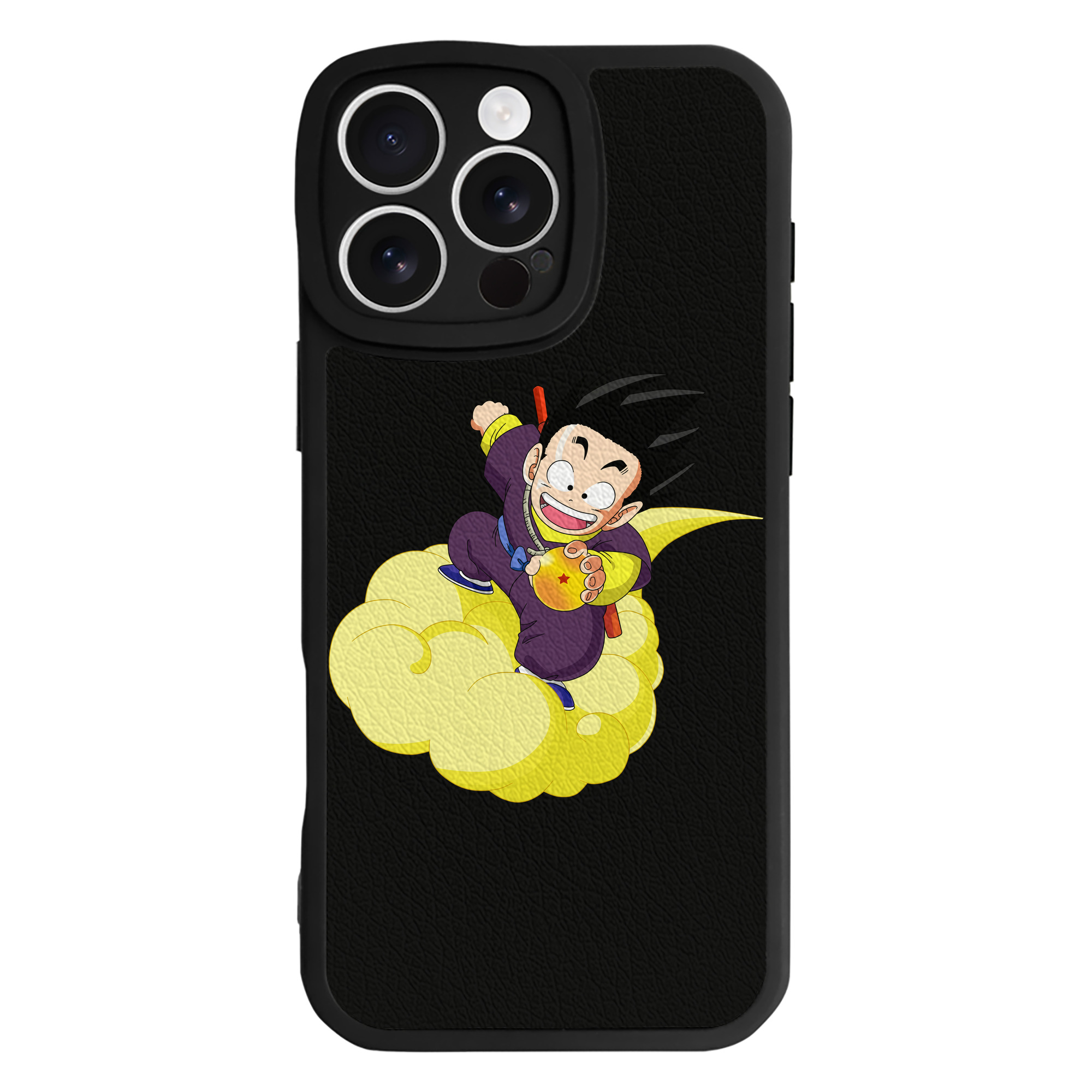 ドラゴンボール 孫悟空（そん ごくう）Son Goku カカロット DRAGON BALL Kakarotto 【iPhone 16シリーズ対応】シリコンスマホケース（レザー調） 材質：シリコン